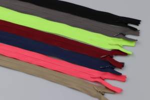 Direct Factory Sale Wholesale 3# Nylon Invisible Hidden <b>Zipper</b> Colorful Fabric Apparel <b>Zippers</b> Stock for Dress Garments - Product Image 5