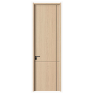 Puertas de Madera WPC para Interiores de Casa, Estilo Moderno, Núcleo Compuesto Hueco de 40 mm de Espesor, para Entrada Principal, con Marco - Product Image 1
