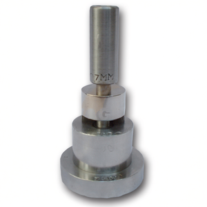 Herramientas de Joyería Eagle, Matriz de Resorte Metálica de 4mm, Forma de Cápsula Redonda - Product Image 1