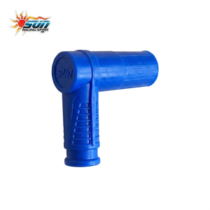 หัวเทียน SUN RACING MIO100 MO100-IGN001 สีน้ำเงินใหม่ วัสดุเบกาไลท์ แรงดันสูง 90 โวลต์ อะไหล่จุดระเบิดยามาฮ่า ผลิตในไต้หวัน - Product Image 1