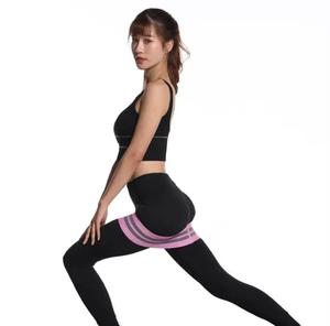 Juego de 3 Bandas de Resistencia de Poliéster para Cadera con Logotipo Personalizado, Tallas S, M, L, Bandas de Ejercicio para Gimnasio, Bolsa de Malla Portátil - Product Image 6