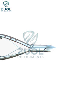 Cortauñas de Acero Inoxidable Quirúrgico con Mango Acanalado Ergonómico, Instrumento Manual de Podología, Certificado CE por ZUOL - Product Image 2