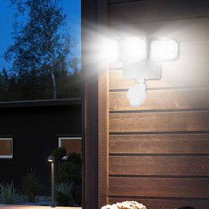 188 <b>LED</b> Outdoor Solar Security <b>Lights</b> 1600lm with <b>Motion</b> <b>Sensor</b> 270 Lighting Angle Waterproof - Product Image 4