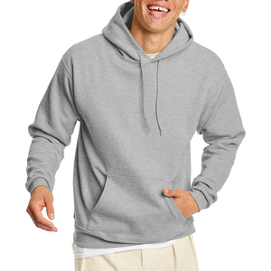 2024 New Arrival High Quality 100% Cotton French Terry Men's Hoodie <b>Thick</b> <b>Fleece</b> Drop Shoulder Plain Blank Custom Winter - Product Image 1