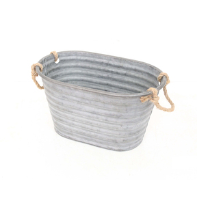 Rustic Metal Beverage Ice Bucket for <b>Barbecue</b> Parties Weddings and Home Gatherings - Product Image 4