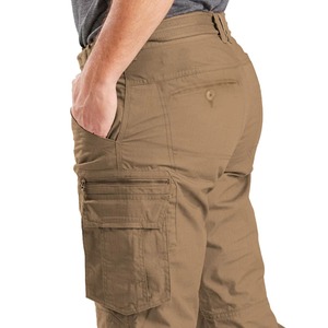 Pantalon cargo en velours côtelé léger pour homme, nouvelle conception, taille haute, respirant, imperméable, streetwear - Product Image 4