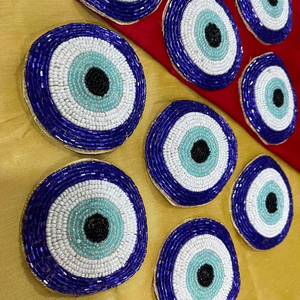 <b>Tree</b> Beaded Embroidery Bag Charms With Custom Logo Wholesale Handmade Beaded Embroidery Bag Charms With Key Ring For Women Bags - Product Image 1