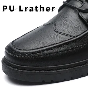 Brand Men's Casual Shoes Classic Business Leather Shoes for Men Fashion Handcrafted Men's Dress Shoes Comfortable <b>Flats</b> Loafers - Product Image 2