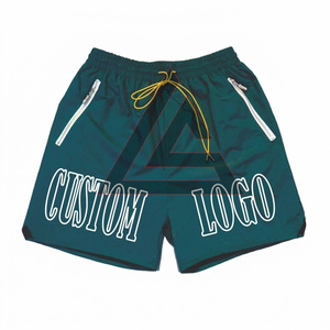 Fabricación de Ropa Personalizada, Pantalones Cortos de Verano para Hombre, 100% Nailon Poliéster, Secado Rápido, con Bolsillos, para Correr, Gimnasio, Fitness, Casuales - Product Image 4