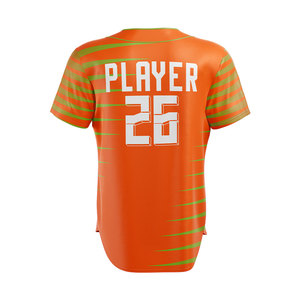 Uniformes de Béisbol Personalizados para Mujer, Talla Grande, 100% Poliéster, Manga Corta, Transpirables, de Secado Rápido, para Equipos Femeninos - Product Image 2