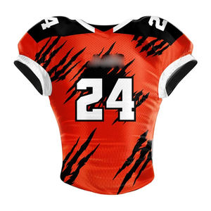 Jersey de Fútbol Americano OEM Personalizado, Jersey de Equipo con Impresión por Sublimación, Ropa Deportiva Ligera, Transpirable y de Secado Rápido - Product Image 6