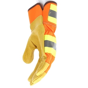 Guantes de Seguridad de Cuero de Grano de Búfalo de Alto Rendimiento, Duraderos para Uso Industrial, Doméstico y de Jardinería, Protección para las Manos - Product Image 3