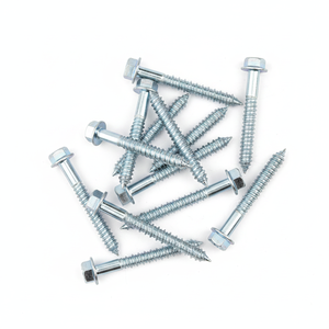 Weather-Resistant Hot-Dip Galvanized Carbon Steel <b>Fasteners</b> - Hex Lag Screws Custom Sizes - Product Image 3
