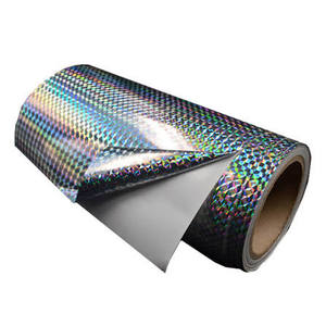 Film holographique personnalisé pour l'impression d'emballages, effet arc-en-ciel, film PET irisé en rouleau pour étiquettes, autocollants, bricolage, artisanat, vente en gros - Product Image 3