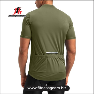 Maillot de cyclisme pour hommes à prix de gros – Nouveau style, très vendu, respirant, séchage rapide, écologique, manches courtes, anti-plis - Product Image 2