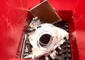 Trituradora de Doble Eje para Lavandería, Capacidad de Trituración de 3000 kg/h, Trituradora Industrial de Residuos - Product Image 3