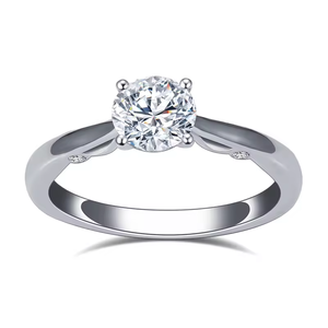 0.8 Carat round 18k Solid Gold <b>Ring</b> Fine Jewelry <b>Rings</b> <b>Men</b> Luxury Birthday Gift Fashion Style Colored Lab Diamond - Product Image 1