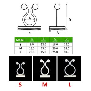 Attache murale en rotin pour plantes grimpantes, crochet auto-adhésif, clip de fixation pour plantes suspendues - Product Image 3