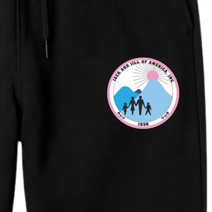 กางเกงวอร์มปักลาย Black Jack & Jill Crest พร้อมเชือกผูกเอวยางยืดและกระเป๋าข้าง - Product Image 2