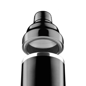 Shaker à cocktails 14 oz en acier inoxydable, finition miroir chromé noir, mélangeur de bar pour barman professionnel, accessoires de bar en gros - Product Image 4
