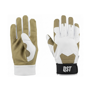 Gants de frappeur pour baseball et softball en cuir souple, paume perforée, dos extensible, maintien ferme, sangle auto-agrippante, fournisseur direct d'usine, OEM - Product Image 1