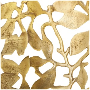 Cuenco de latón dorado con diseño de hojas, perfecto para decoración con velas flotantes, estilo spa elegante y centro de mesa para crear ambiente en el hogar. - Product Image 6