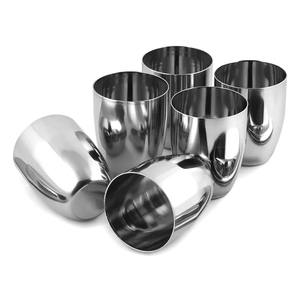 New Arrival <b>Stainless</b> Steel Water <b>Glasses</b> Set With Permanent Laser Floral Design Mirror Finish Unbreakable Drinking Tumbler - Product Image 6