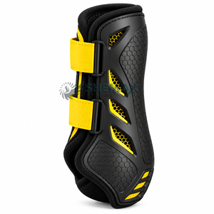 Botas cómodas para patas de caballo con construcción duradera, cobertura protectora y correas seguras para montar y trabajar con el caballo. - Product Image 4
