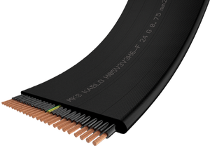 สายแบนอุตสาหกรรม CMK รุ่น FLAT CABLE 8CORE X 1.5 SQMMCMK ทนอุณหภูมิ 40C ถึง 105C สำหรับประเทศอินเดีย - Product Image 2