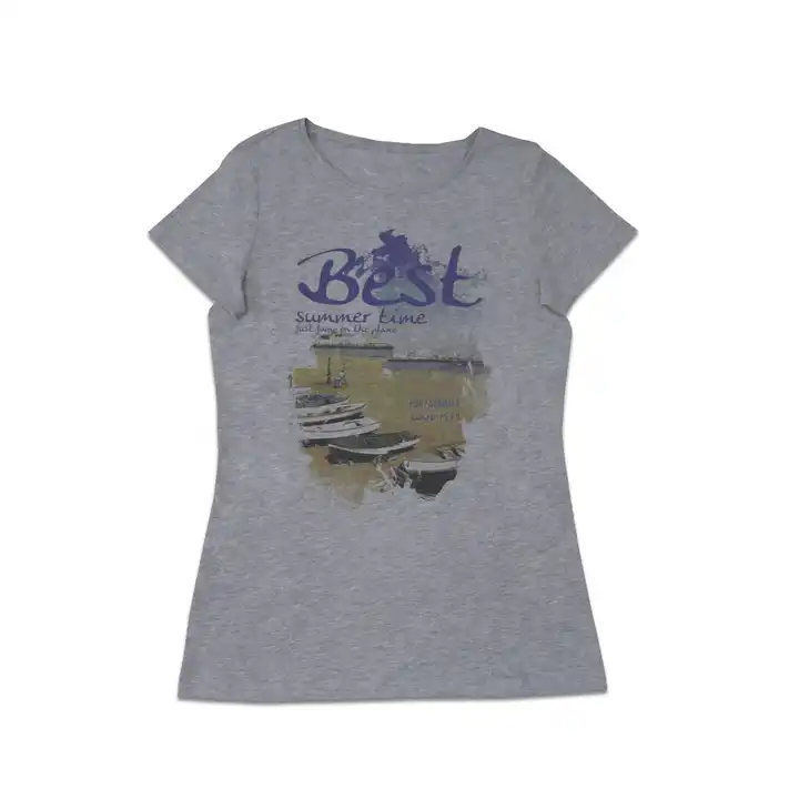 Source Camisetas estampadas personalizadas para mujer, camiseta de manga corta de gran tamaño, diseños de calor personalizados, venta al por mayor on m.alibaba.com