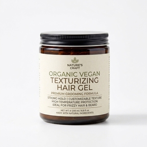 Gel para el Cabello Vegano Orgánico a Base de Hierbas de Alta Calidad, Personalizable, Fijación Fuerte, OEM, Protección Contra Altas Temperaturas, Buen Precio - Product Image 1