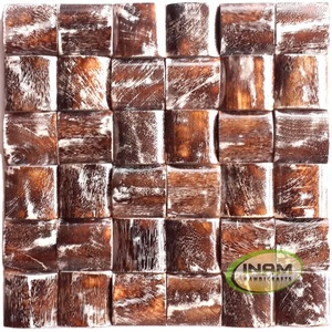 Azulejo de pared de madera hecho a mano, diseño bonito y decorativo de calidad extrema, azulejos de madera para pared - Product Image 1