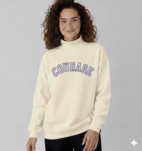 Sudadera de Manga Larga con Cuello Alto para Mujer, Otoño/Invierno, Tela de Poliéster/Algodón, con Logotipo Personalizado en la Parte Delantera - Product Image 6