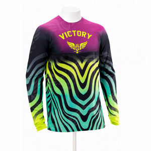 Camiseta de Motocross para Hombre, Manga Larga, Transpirable, para Motociclismo, Carreras MX, Ropa Deportiva Todoterreno - Product Image 3