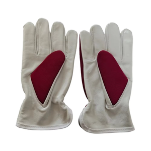 Best Selling Leather/Cotton Assembly <b>Gloves</b> Lightweight Durable 26cm Safety <b>Gloves</b> Customizable Cheap - Product Image 4