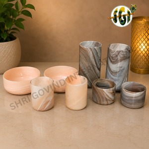 Porte-bougie en verre électroplaqué portable, fait à la main, résistant à la chaleur, réutilisable pour la Saint-Valentin, Noël, Pâques, décoration de la maison - Product Image 2