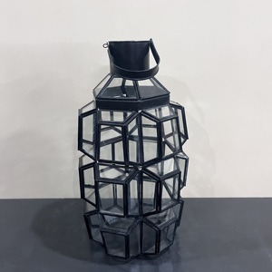 Farol Decorativo de Hierro para Decoración del Hogar, Acabado Negro, Navidad, Día de San Valentín - Product Image 3