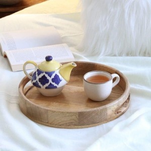 ถาดไม้คุณภาพสูง ทนทาน สำหรับเสิร์ฟอาหาร ชา กาแฟ น้ำผลไม้ ขนม และใช้ในครัว รับประทานอาหาร มีจำหน่ายในราคาดี - Product Image 4