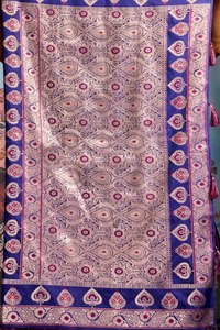 Drape <b>Yourself</b> in Elegance Make Every Moment Royal Indulge in Timeless Grace Saree Silk Nett Fabric Heavy Premium Soft Silk - Product Image 6
