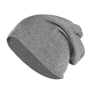 Unisex Solid Jacquard <b>Beanie</b> Hat 100% Cotton Breathable <b>Waterproof</b> Computer Knitted Casual Winter Adult Size 56-58CM - Product Image 6