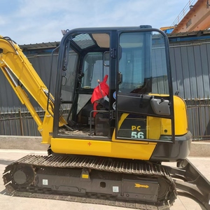 Mini-excavatrice sur chenilles Komatsu PC56 d'occasion, 3 tonnes, chenilles en caoutchouc, moteur, engrenages, roulements, modèle 2023, haute efficacité, godet de 0,11 m³ - Product Image 6