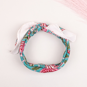 Pañuelo Cuadrado de Algodón Estampado a Mano Estilo Boho Vintage, Teñido Natural, Multifuncional, para la Cabeza, Estilo Vaquera, Venta al por Mayor - Product Image 2