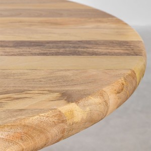 Table à manger ronde en bois de manguier Vandana Amber Sense Macbet (Ø140cm) - Product Image 3