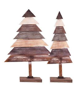 Sapin de Noël en bois fait main, décoration de table rustique pour la maison, le bureau ou le salon - Product Image 2