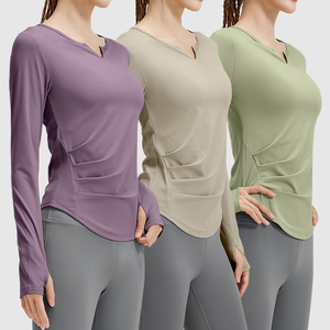 Veste de sport unie pour la gym et le yoga avec poches, veste de yoga blanche pour l'entraînement matinal, veste de yoga slim à séchage rapide - Product Image 1