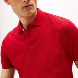 เสื้อกอล์ฟผู้ชายสั่งทำโลโก้ขายส่ง ผ้าฝ้าย 100% ไซส์ใหญ่ พิมพ์ลายซิลค์สกรีน ผ้าถัก แห้งเร็ว เสื้อเปล่าสำหรับสกรีน - Product Image 2