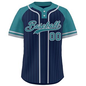 Tenue d'équipe personnalisée Baseball Jersey en polyester Tissu infroissable Design minimaliste Graphiques personnalisés Sublimation douce pour la peau - Product Image 2