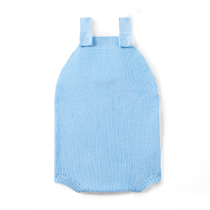Conjunto de Pelele de Punto sin Mangas para Bebé Niña, 100% Algodón, de Alta Calidad, Bonito, de Secado Rápido, con Botones y Tirantes - Product Image 1