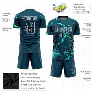 Custom Soccer Jersey for Men and Youth Personalized Design Printed Team Name Number Logo Breathable <b>Athletic</b> Shirt for Training - Product Image 3