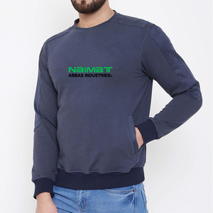 เสื้อสเวตเชิ้ตคอกลมผ้าฟลีซเรียบง่ายสไตล์มินิมอลสำหรับผู้ชาย มีกระเป๋าหน้าขนาดใหญ่ สีพื้น ให้ความอบอุ่น เหมาะสำหรับใส่ออกกำลังกาย - Product Image 2
